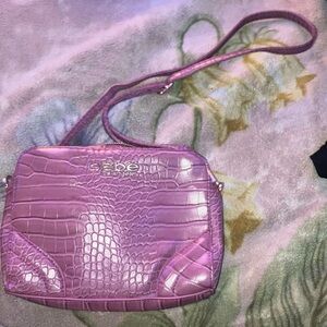 Bebe Los Angeles purple berry handbag